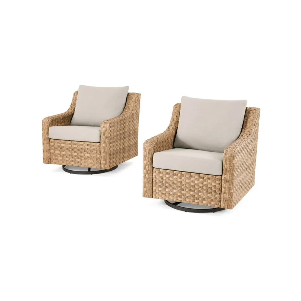 Outdoor 5-Piece Wicker Conversation set