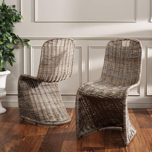 Outdoor Wicker Dining Chair (Set of 2)