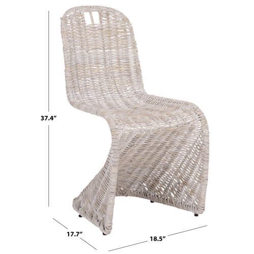 Outdoor Wicker Dining Chair (Set of 2)