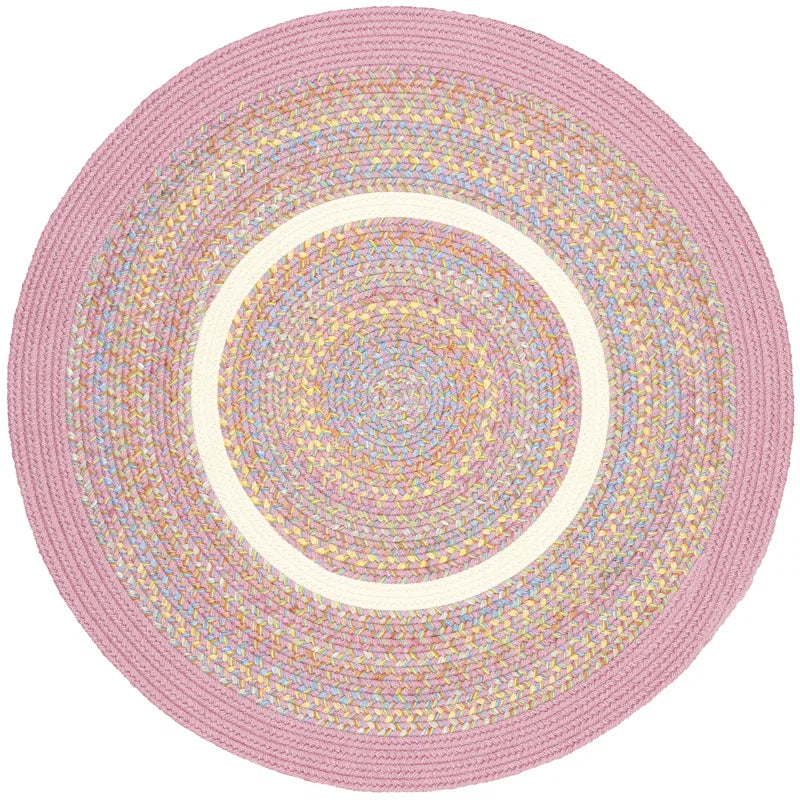 Pink Woven Rug