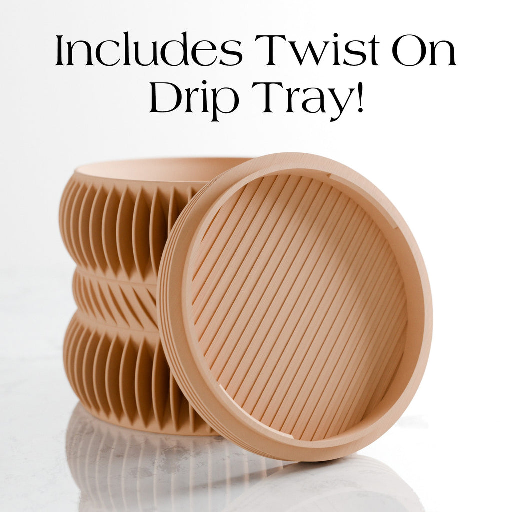 Ribbed Planter