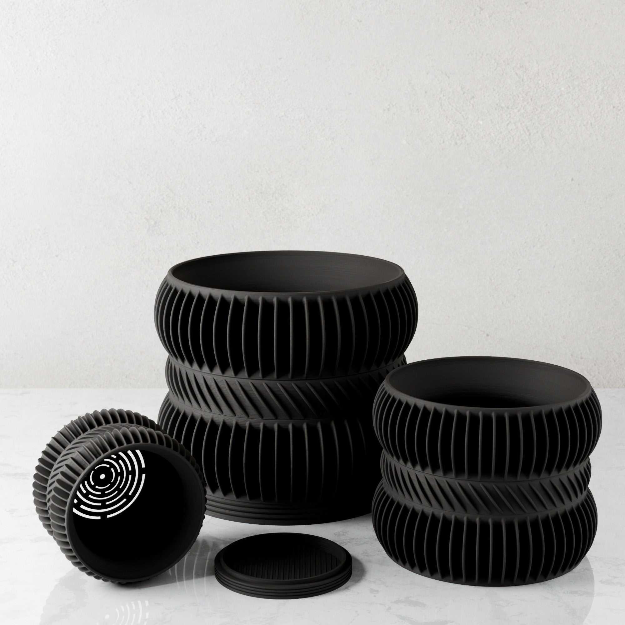 Ribbed Planter
