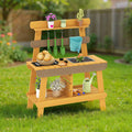 Outdoor Mud Kitchen for Kids Wooden Play Kitchen Toy